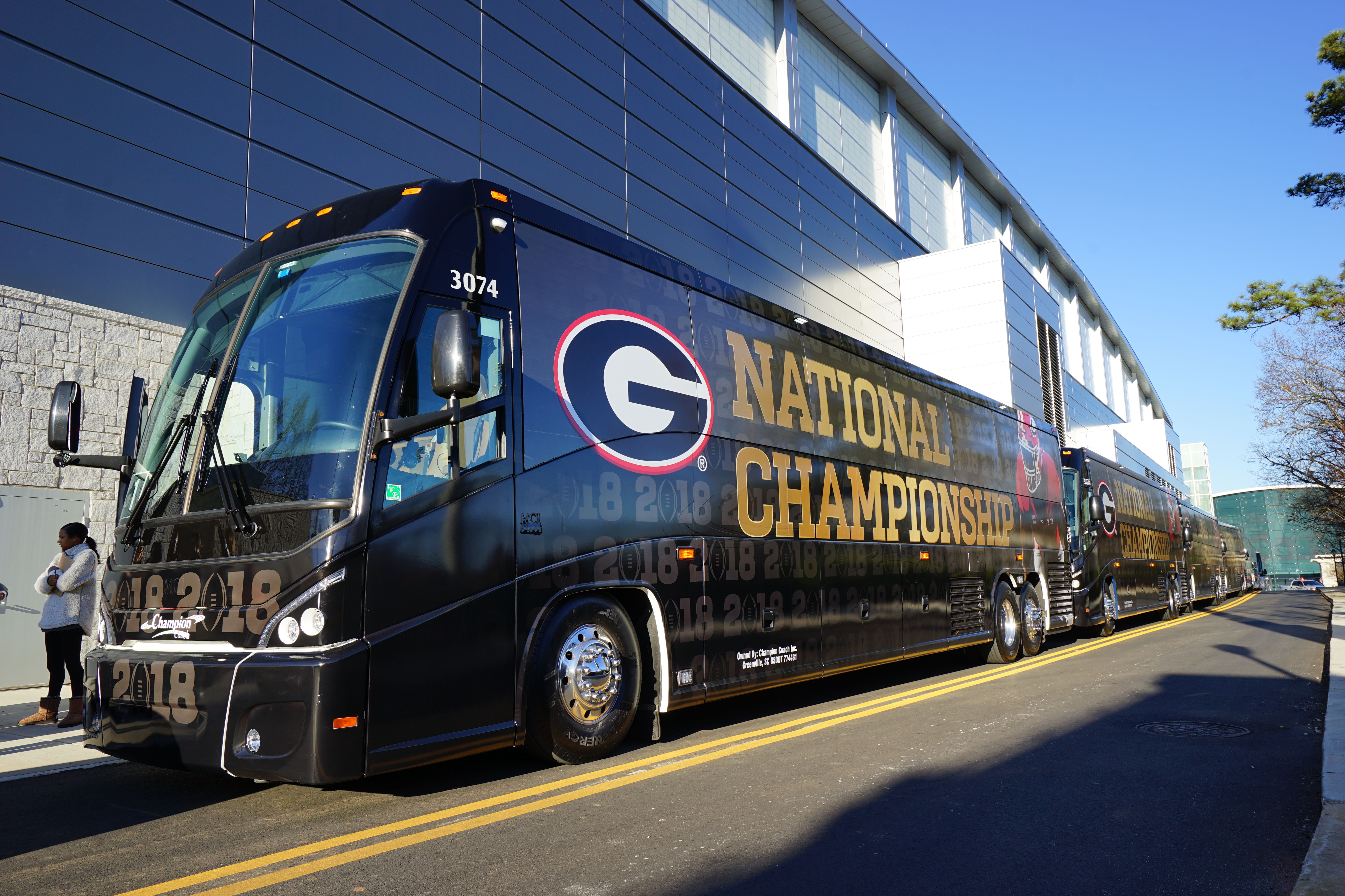 Full colour printed wrap for Inter Milan's team bus